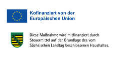 Logo zur Kofinanzierung EU und Freistaat Sachsen