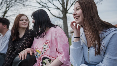 Jugendliche in einer Einrichtung des CJD