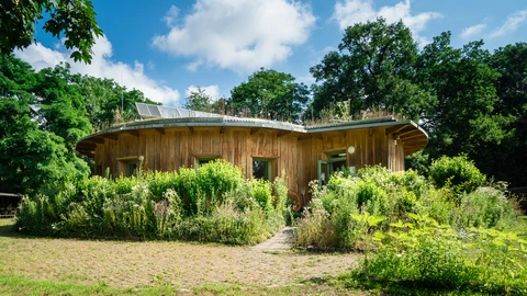 Außenansicht Ökohaus Markkleeberg