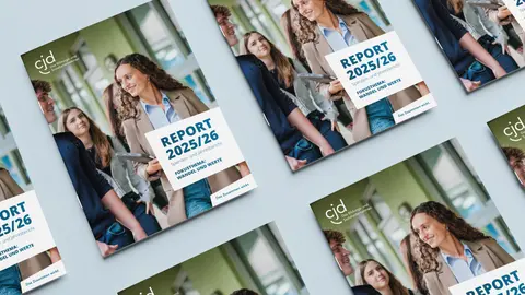 Titelbild des CJD Reports 2025/26