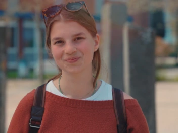 Maria Leperle, Schülersprecherin des CJD Christophorus Gymnasiums in Rostock