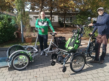 Neue Rollstuhlräder für das Förderzentrum Erfurt