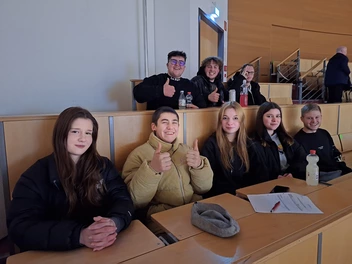 Jugendliche vom CJD in Ilmenau beim Akademischen Konzert der TU Ilmenau