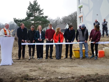 Feierliche Zeremonie zur Grundsteinlegung des Haus II der Christophorusschule Rügen
