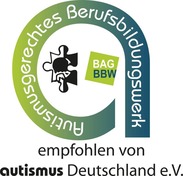 Logo Zertifikat Autismus gerechtes Berufsbildungswerk