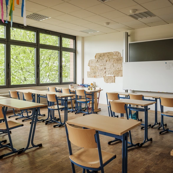 Klassenzimmer im CJD Gymnasium in Braunschweig