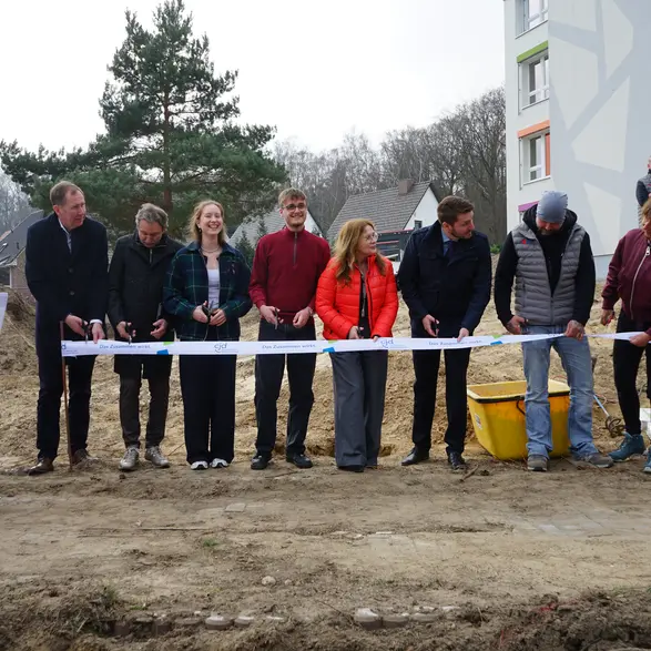 Feierliche Zeremonie zur Grundsteinlegung des Haus II der Christophorusschule Rügen