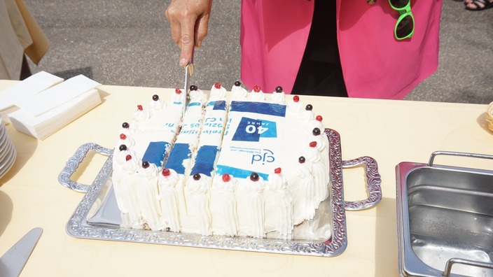 Bild eines Kuchens zur Feier 40 Jahre FSJ im CJD