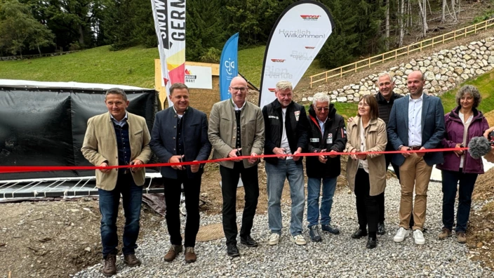 Feierliche Eröffnung der Anlage durch die Wegbereiter des Projektes