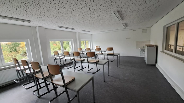 Einblick in einen Unterrichtsraum