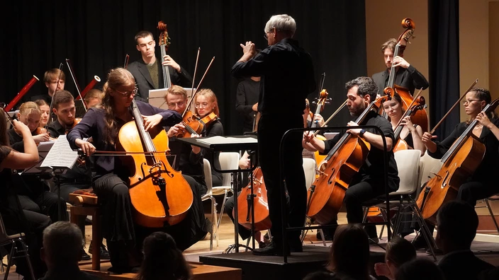 Das CJD Orchester auf der Bühne