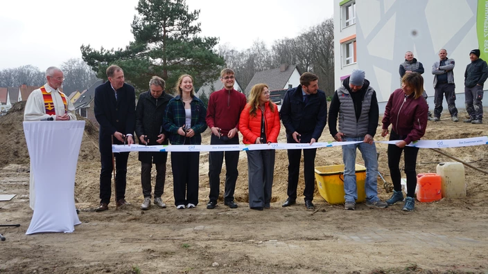 Feierliche Zeremonie zur Grundsteinlegung des Haus II der Christophorusschule Rügen
