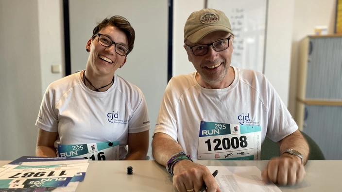 Julia und Matthias vom Organisationsteam