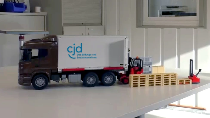 Ausbildung Fachkraft Lagerlogistik im BBW des CJD Homburg