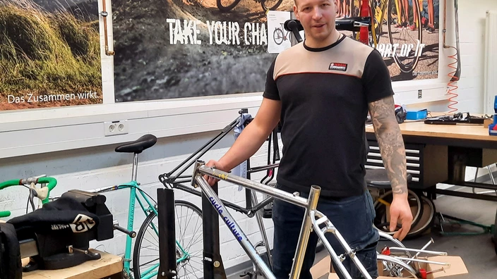 Ausbildung zum Fahrradmonteur im BBW des CJD Homburg