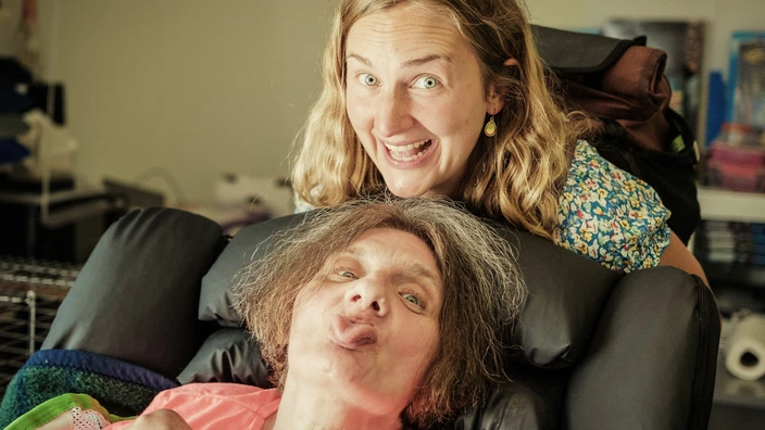 Betreuerin Maike und Solvey 