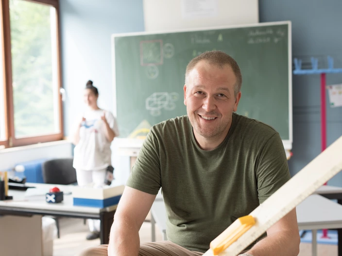 Lehrer im Klassenzimmer