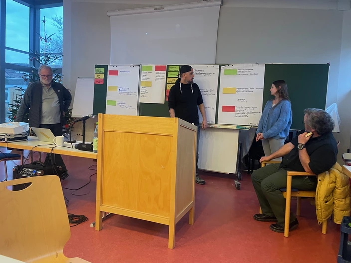Gemeinsam mit Referenten und Mitarbeitenden des CJD Nienburg, wurde ein Kodex zur Verhaltensampel erarbeitet.